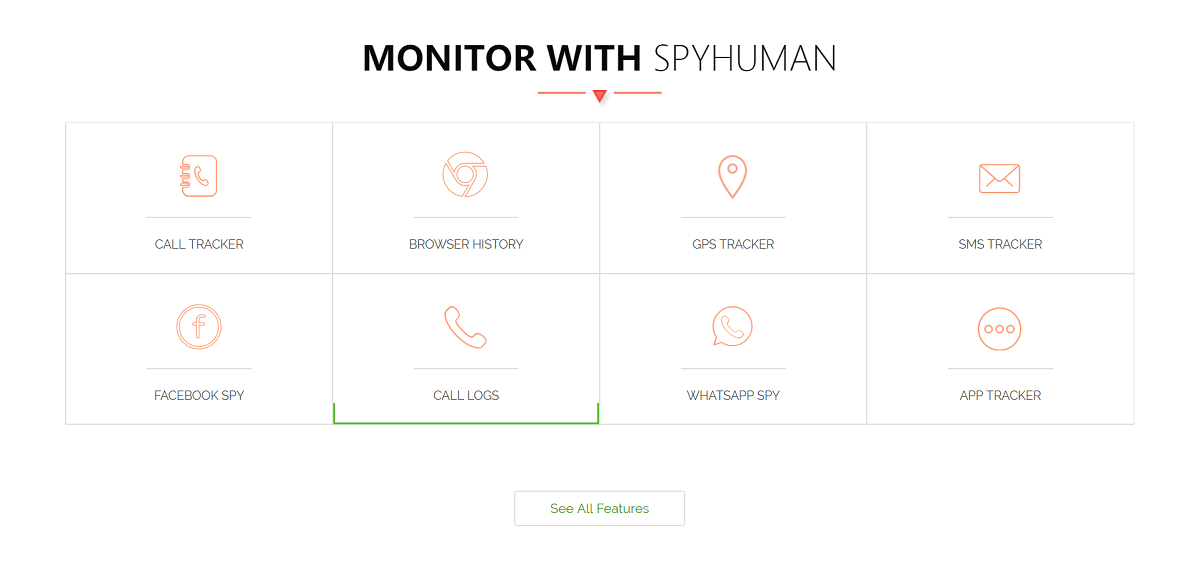 Características do SpyHuman